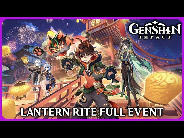 Full Lantern Rite Event - Genshin Impact 4.4