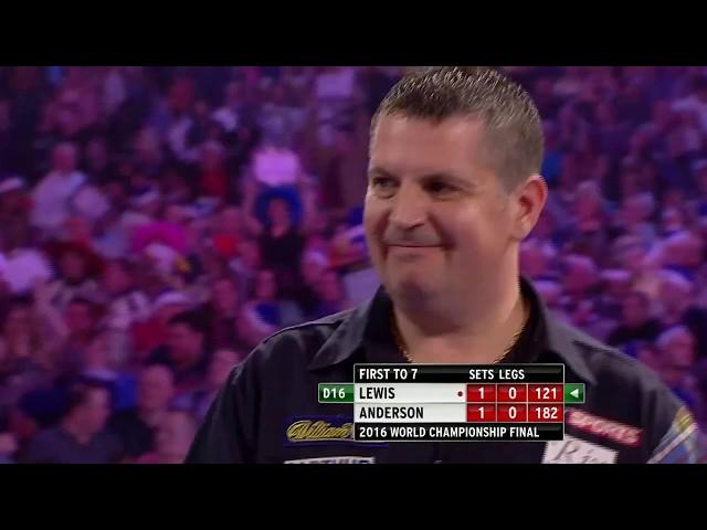 BACK-TO-BACK CHAMP! Anderson v Lewis | 2016 World Darts Championship