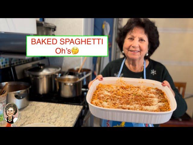  Baked Spaghetti Pasta #baked #pasta #cheese