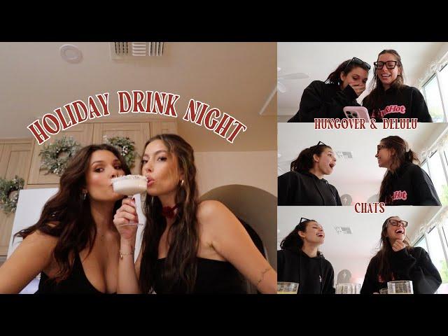 X-MAS girls DRINK NIGHT + hungover chats!! vlogmas day 6