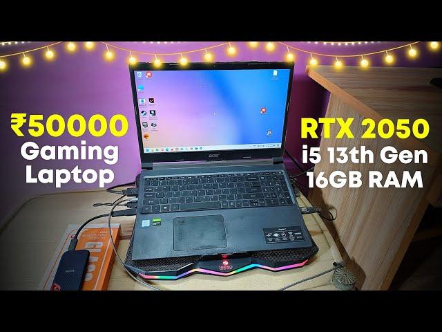 Top Gaming Laptop Under 50K - RTX 2050, i5 13th Gen, 16GB RAM