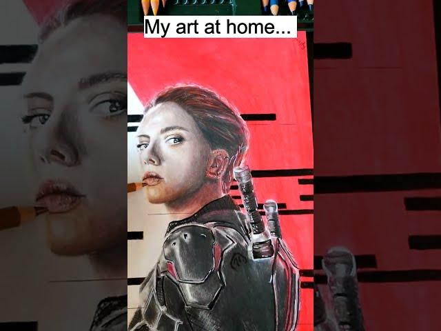 My Art at Home vs My Art at School | KDArto Graphy #shorts