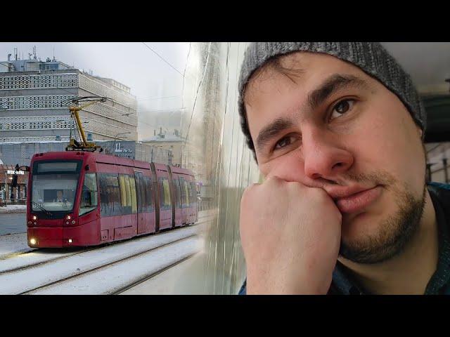 Kazan: russian city where new trams on new tracks don't go faster than 40 km/h!