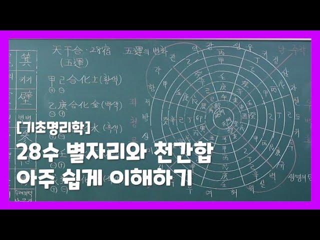 10강 28수 별자리와 천간합