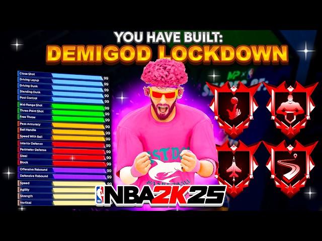 THE #1 LOCKDOWN BUILD IN NBA 2K25 IS CAUSING PG'S TO UNINSTALL....BEST LOCK BUILD NBA 2K25