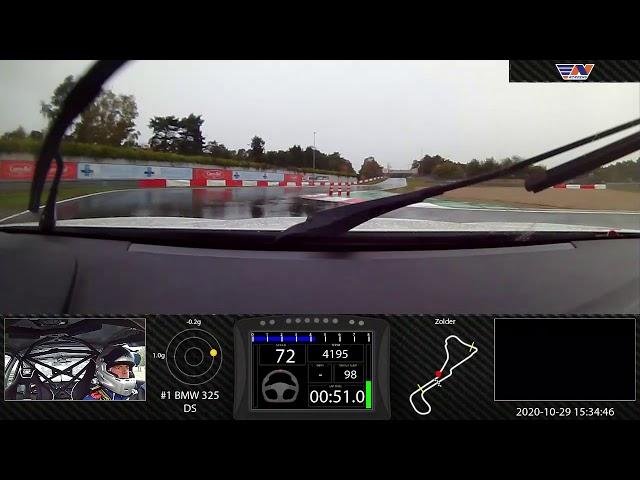 RN #1 Onboard video Zolder, BMW 325, 02:03.950