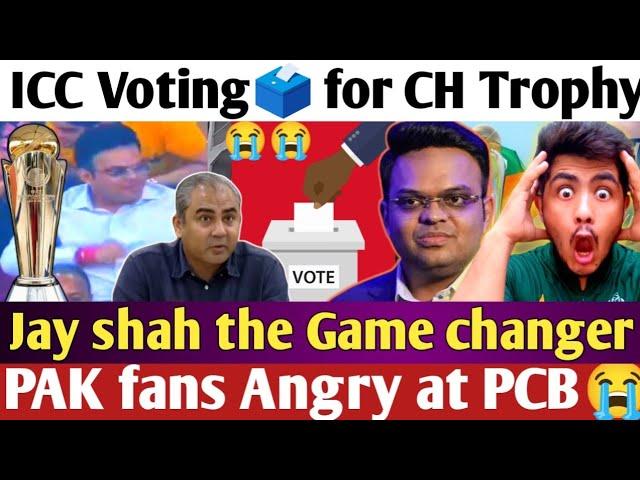 PAK on ICC Voting for CH Trophy Venue | PAKISTAN Biggest Mistake Challenge to BCCI Jay shah Winner