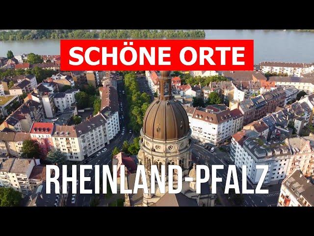 Reise nach Rheinland-Pfalz, Deutschland | Städte, Tourismus, Urlaub, Orte, Touren | Drohne 4k  Video