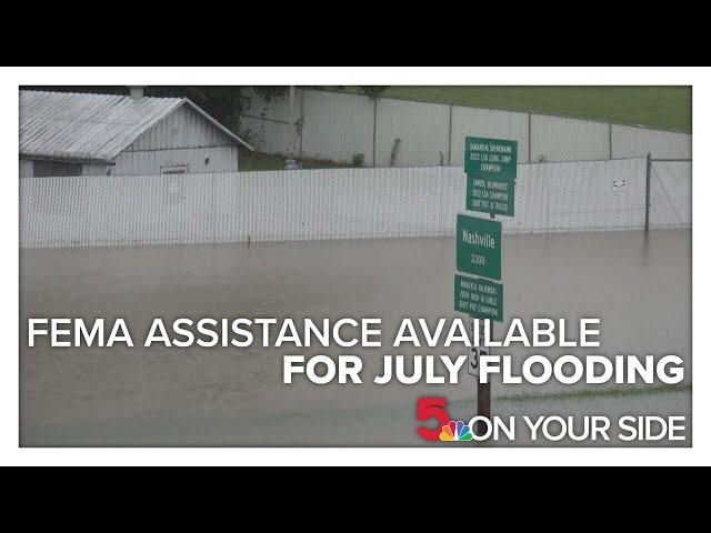 FEMA assistance available following July flooding in Washington and St. Clair counties