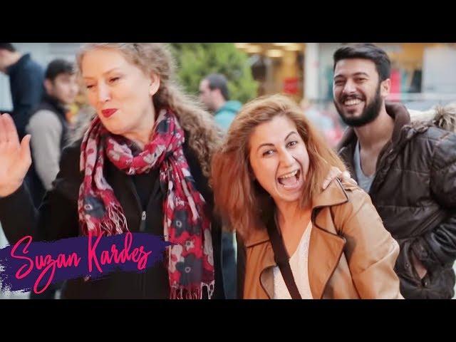 Suzan Kardeş Esra'ya Sokakta Makyaj Yapıyor | Kaçın Suzan Geliyor 5