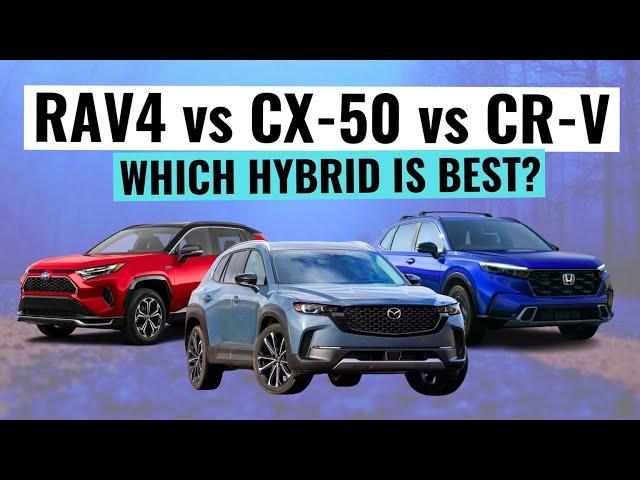 2025 Mazda CX-50 Hybrid VS Toyota RAV4 Hybrid VS Honda CR-V Hybrid || Which Hybrid Is Best?