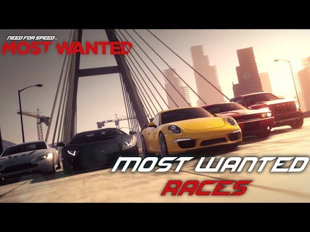 Need for Speed: Most Wanted (2012) - All 10 Most Wanted Races & Credits  (PC)