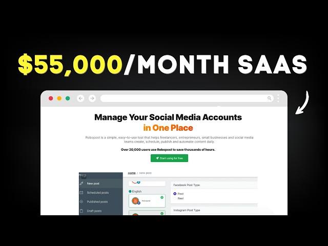 The SaaS Shortcut to $55,000/month in JUST 12 Months