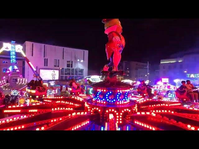 Roger Tuby & Son Crazy Hopper onride pov @ Leeds Valentine's Fair 26/02/2022