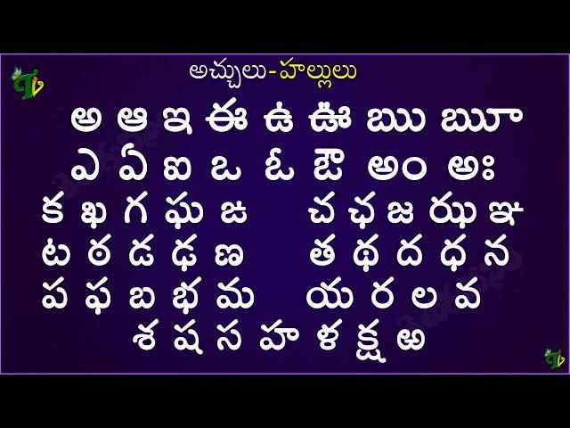 అ to ఱ | Telugu aa aalu | Telugu Aksharalu from aa to rra | Learn how to write telugu varnamala