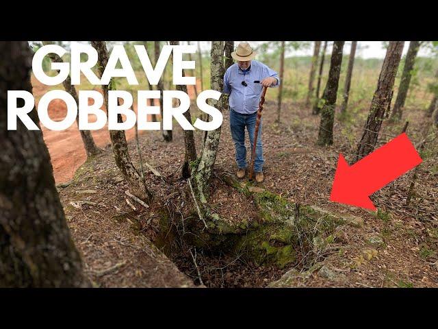 Shocking Find! Grave Robbers Dug Up This Cemetery! Wright Family Cemetery