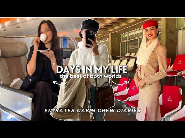 Emirates Cabin Crew Vlog | Layover in Nice + Traveling A380 Business Class | Coffee Dates in Dubai!