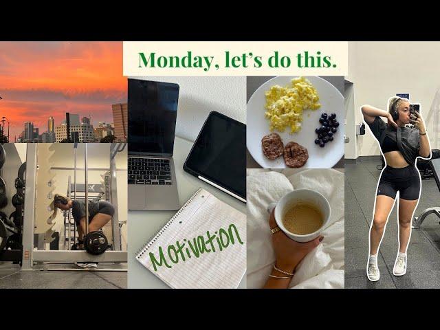 MONDAY MOTIVATION: morning routine, productivity tips, goal setting & more!