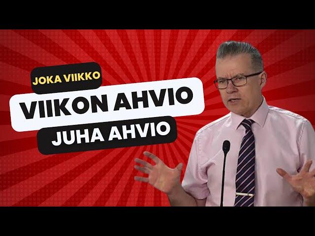 Viikon 38 Ahvio - Donald Trump toistamiseen salamurhayrityksen kohteena