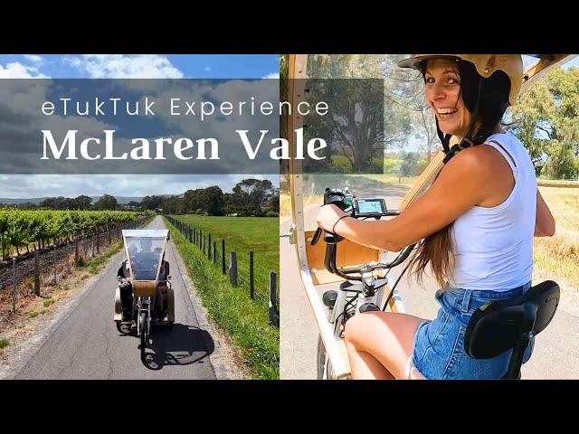 eTukTuk Journey Through McLaren Vale: Wine, Food, and Fun!