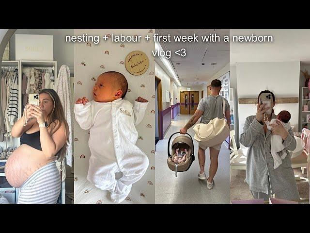 NESTING + LABOUR + BRINGING HOME OUR BABY VLOG