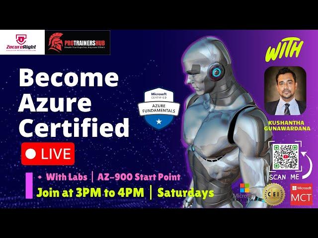 Microsoft Azure AZ-900 Live Series – Cloud Concepts & Hands-on Labs | Day 01