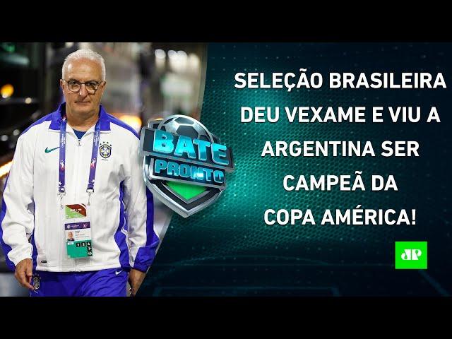 O PAPELÃO da Seleção Brasileira e o TÍTULO da Argentina na Copa América! | BATE-PRONTO - 24/12/2024