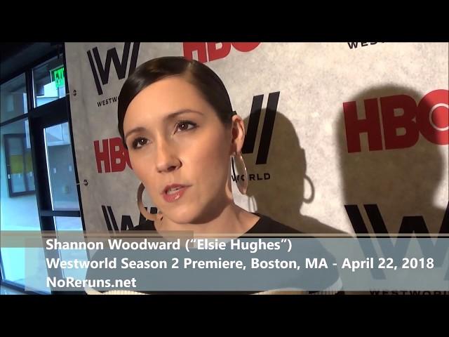 Interview with WESTWORLD Star Shannon Woodward at the Boston Season 2 Premiere