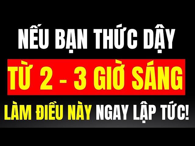 Người Già, Hay Tỉnh Giấc Vào 2 - 3 Giờ Sáng, Hãy Làm Ngay Điều Này, Bạn Sẽ Thấy Điều Kỳ Diệu Xảy Ra!