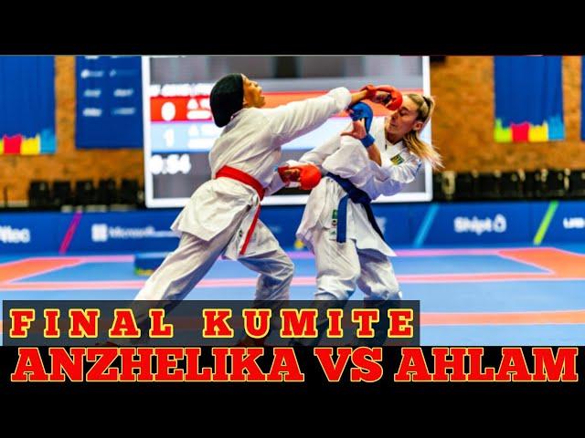 GOLD MEDAL  FINAL FEMALE KUMITE-55 KG | ANZHELIKA TERLIUGA(UKR) VS AHLAM YOUSSEF(EGY) | Karate1baku