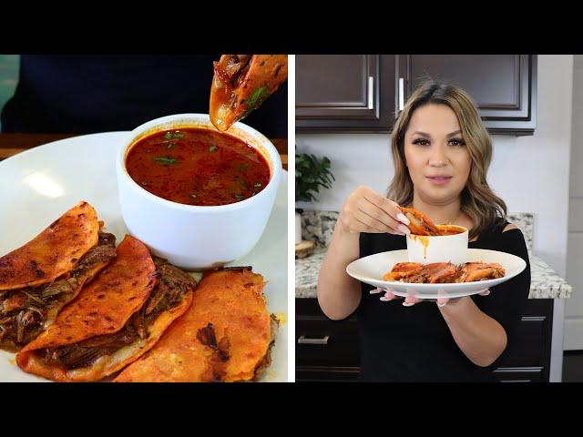 How To Make Birria Quesa Tacos and Consome Quesatacos Quesabirria