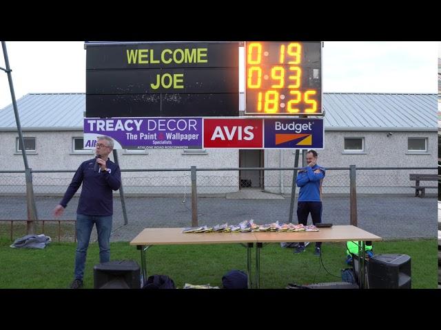 Joe Brolly Speech St. Aidans GAA pitch, Ballyforan, Co. Roscommon, September 29th 2020