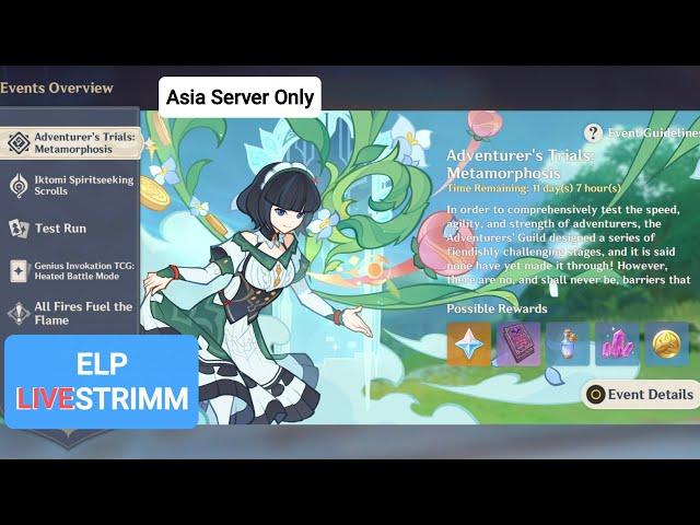Resin-Events-DBDM! Ask If Ya Need Elp On Genshin! | Elp Livestrim | No Mic | Asia Server