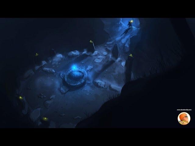 Digital painting "Cave"