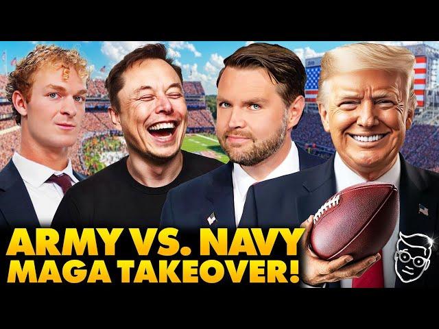 Trump Welcomed Like Conquering HERO at Army-Navy Game | Listen to the Crowd ROAR | CHILLS 