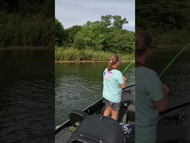 Amy’s First Catch in a Tournament