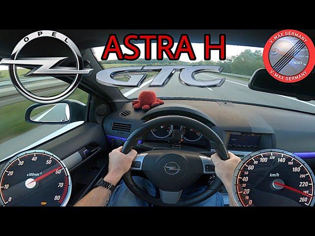 Opel Astra H GTC 2.0i 16V Turbo 200 HP Acceleration & TOP Speed drive on German Autobahn