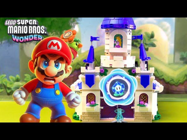 We made LEGO Mario Bros Wonder using 10,000 LEGO Mario Bricks-Super Mario Odyssey story #legomario