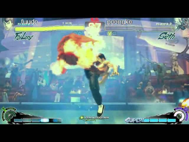 SSF4 AE: Fuudo (FeiLong) vs Poongko (Seth) - Godsgarden 4