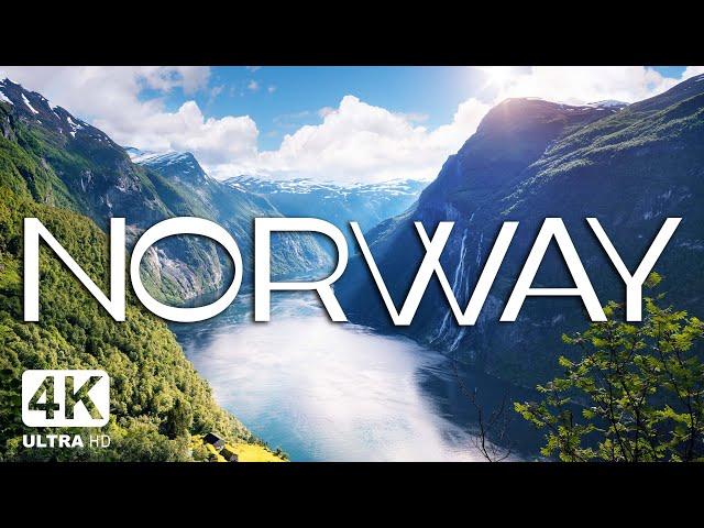 NORWAY 4K • Beautiful Places • Relaxing Atmosphere - Ultra HD Quality 4K