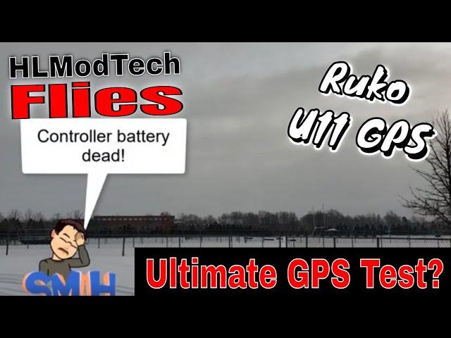 GPS Setup & Return Home Test  | Ruko U11 GPS Drone | HLModtech Flies