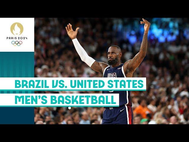  Brazil vs. United States   | Men's Basketball | #Paris2024 Highlights