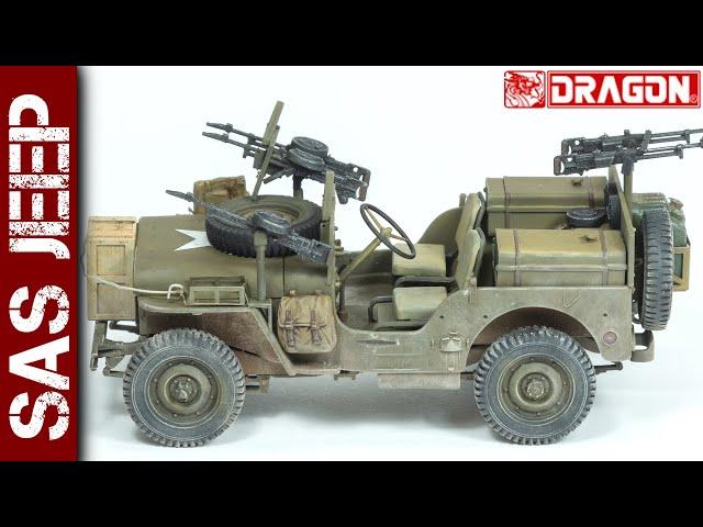 SAS Willys Jeep (European Theatre) (Dragon 1/35 scale model)