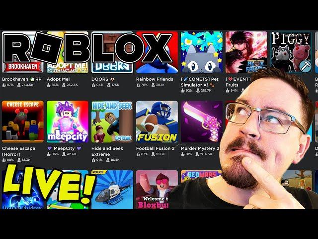  ROBLOX LIVE - The Hatch Drama Growing Forsaken Garden Fruit Simulator, Avatars...with Breadan