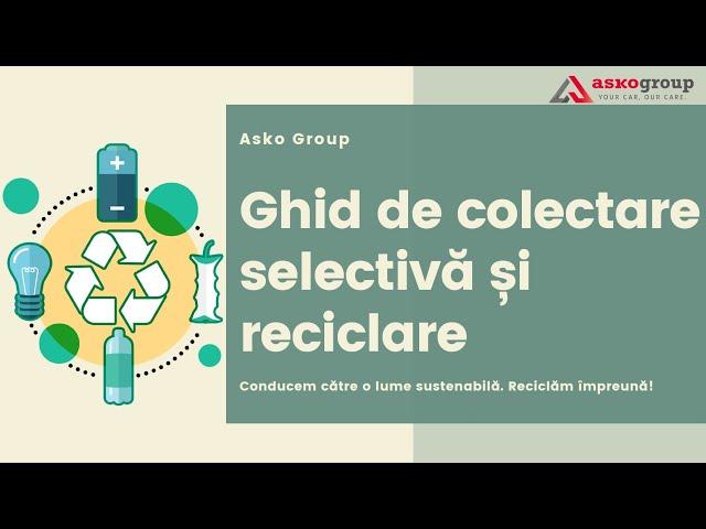 Ghid colectare selectiva Asko group