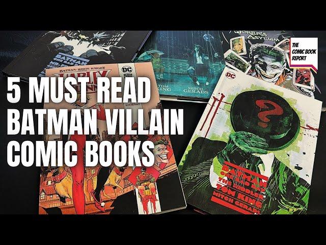 5 Must Read Batman Villain Comic Books | #batman #comics