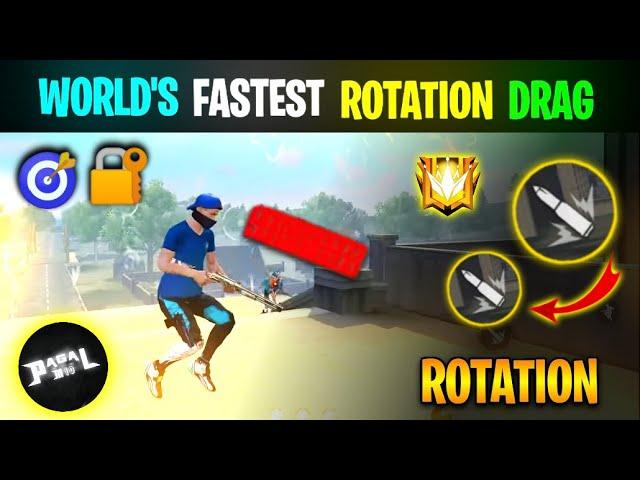 Rotation Drag In Free Fire | Superfast Rotation Drag Like Raistar | Mr Atul Yt