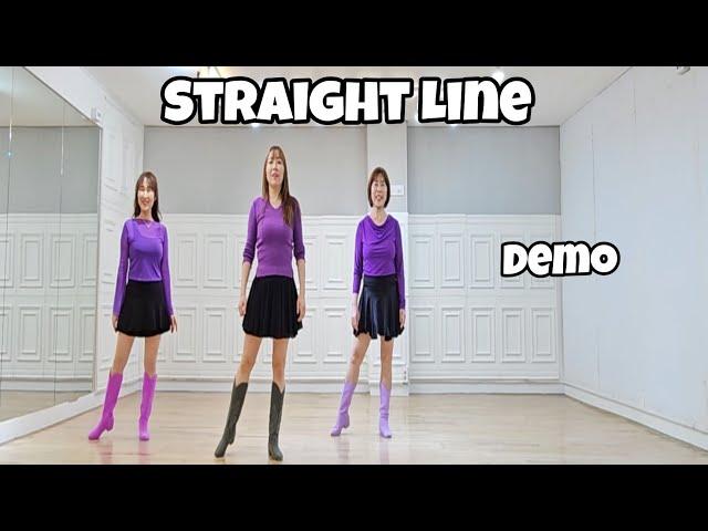 Straight Line - Line Dance (Demo)/Intermediate/Maggie/Gary