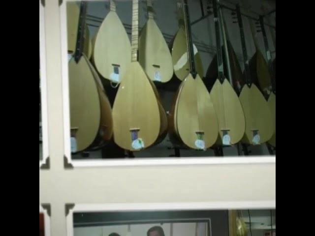 Divan Bağlama Oyma Dut 45 cm