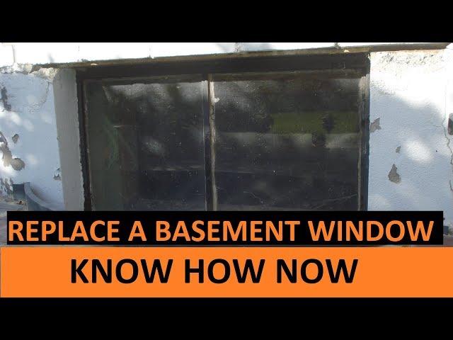Replace a Steel Frame Basement Hopper Window